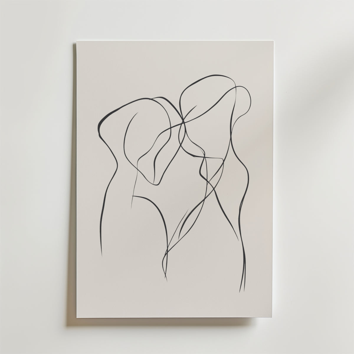 Entwined Souls – stilfullt konsttryck från Bozetto, tryckt på matt finpapper i hög tryckkvalitet