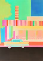 Neon Diner Daydream – affisch med snyggt motiv, köp enkelt hos Bozetto i flera storlekar