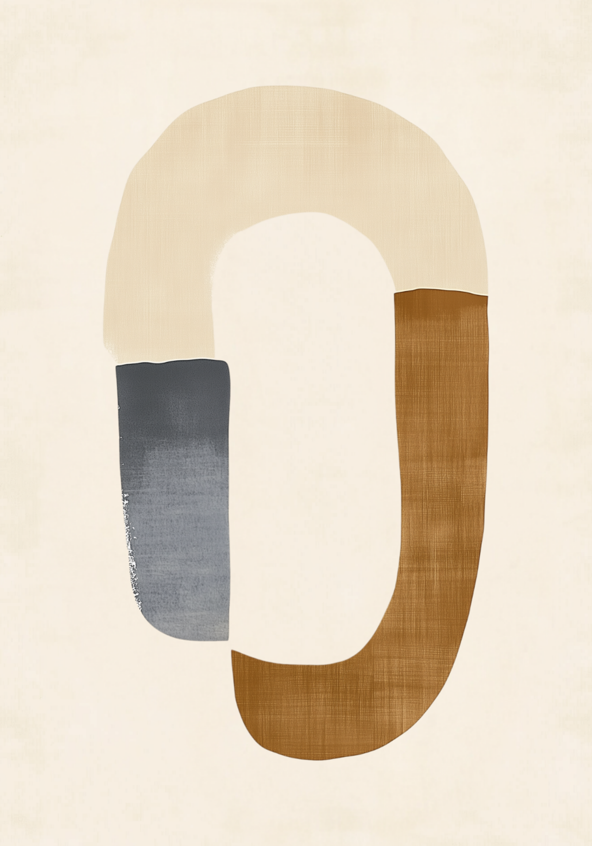Abstract Shape Flow – affisch med snyggt motiv, köp enkelt hos Bozetto i flera storlekar
