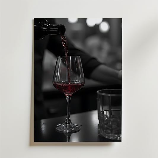 Pouring Passion Wine Poster