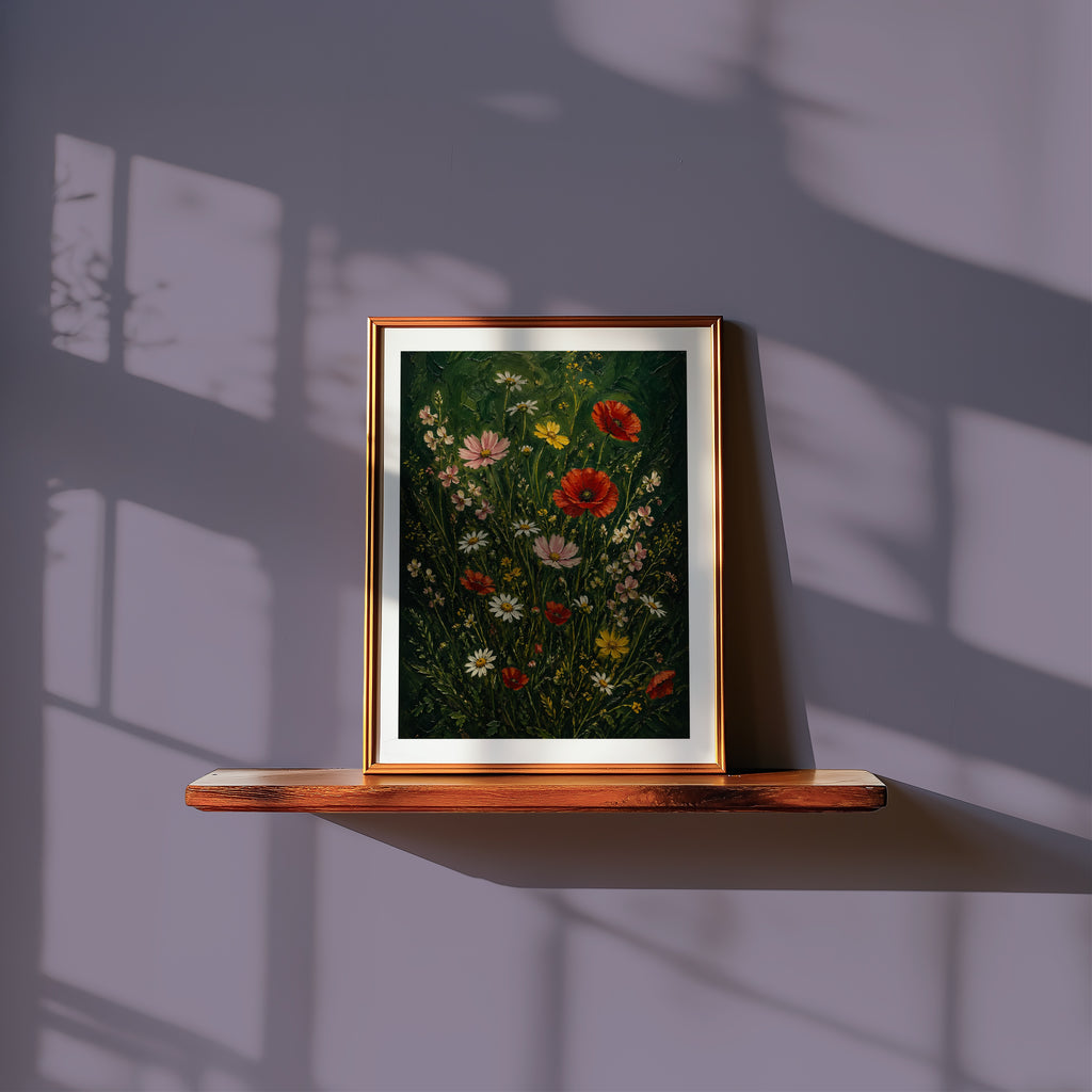 Wildflower Meadow poster i stilrent hem med modern inredning – köp enkelt hos Bozetto