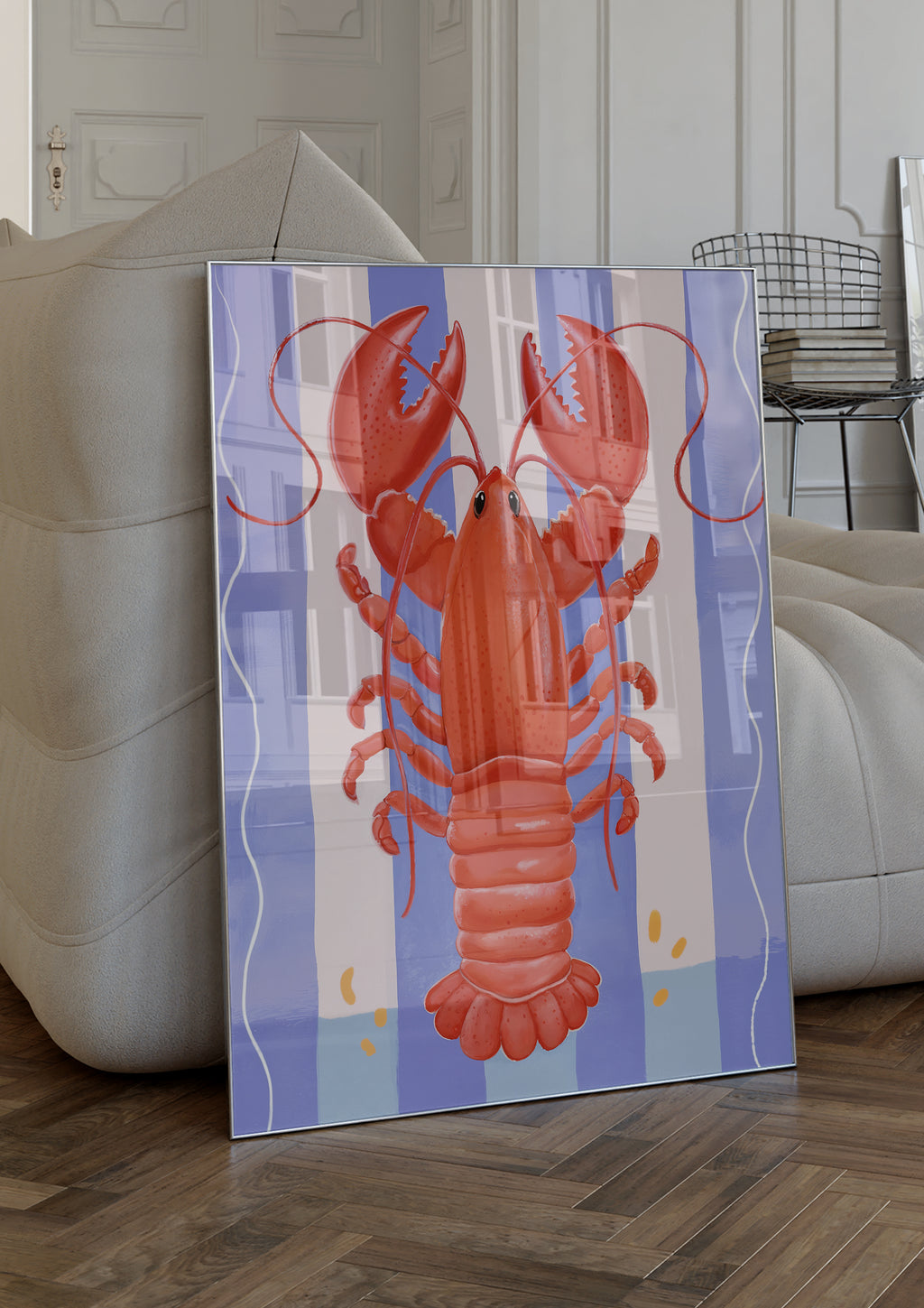 Red Lobster poster visad rakt fram – Bozetto affisch i hög tryckkvalitet i hög tryckkvalitet