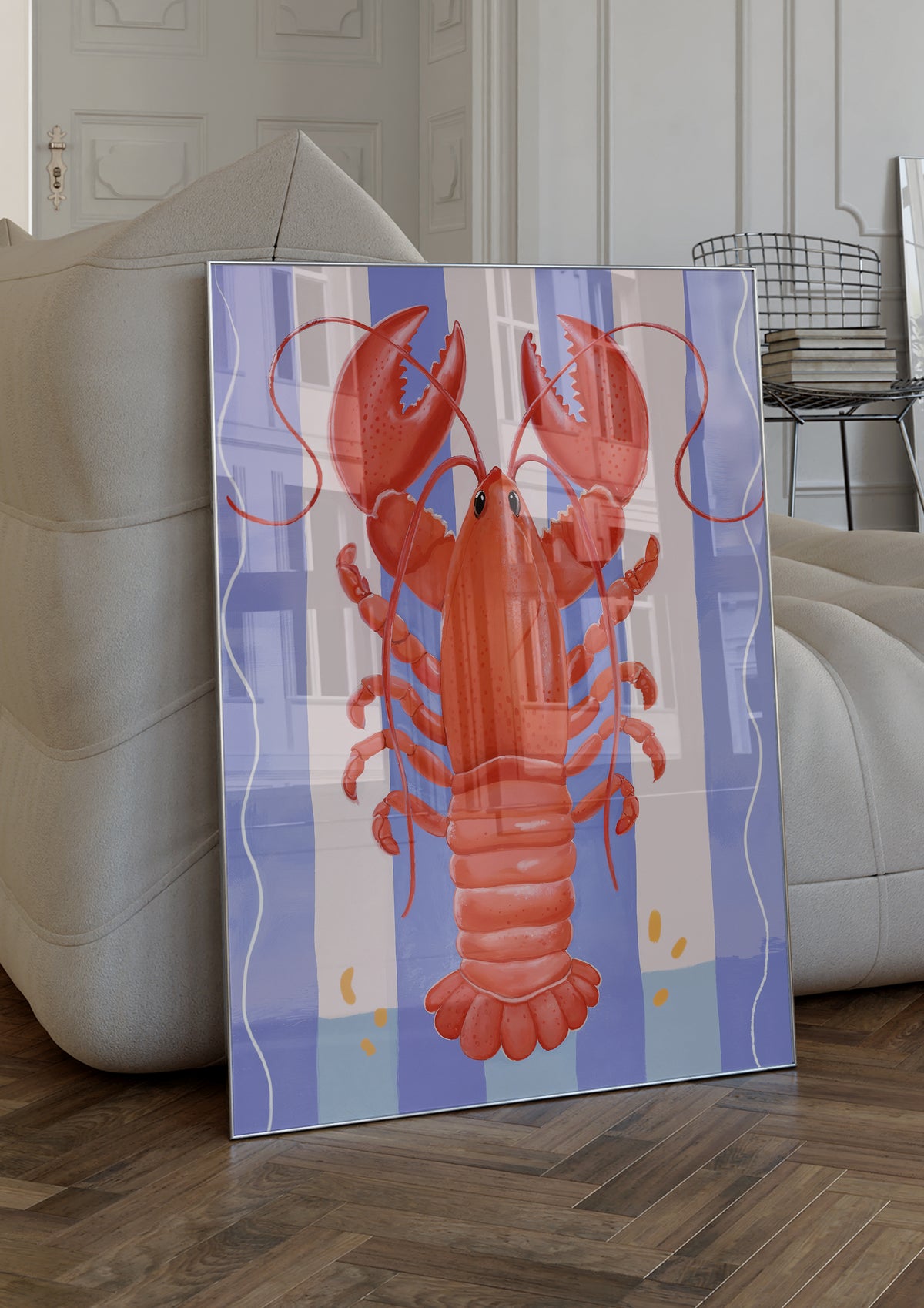 Red Lobster poster visad rakt fram – Bozetto affisch i hög tryckkvalitet i hög tryckkvalitet