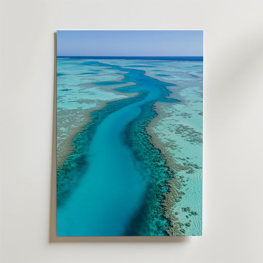 Turquoise Stream Poster