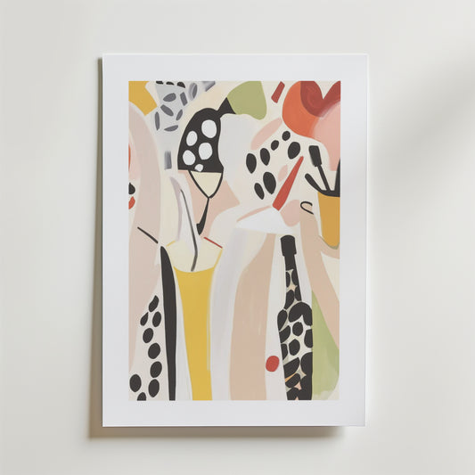 Abstract Dots Poster