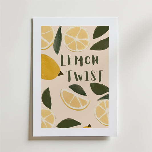 Lemon Twist Poster