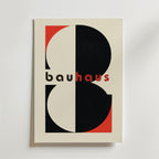 Bauhaus Abstract Typography – stilfullt konsttryck från Bozetto, tryckt på matt finpapper
