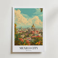 Colors Of Mexico City – stilfullt konsttryck från Bozetto, tryckt på matt finpapper