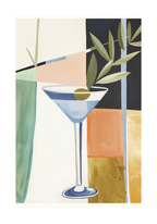 Martini Elegance – affisch med snyggt motiv, köp enkelt hos Bozetto i flera storlekar