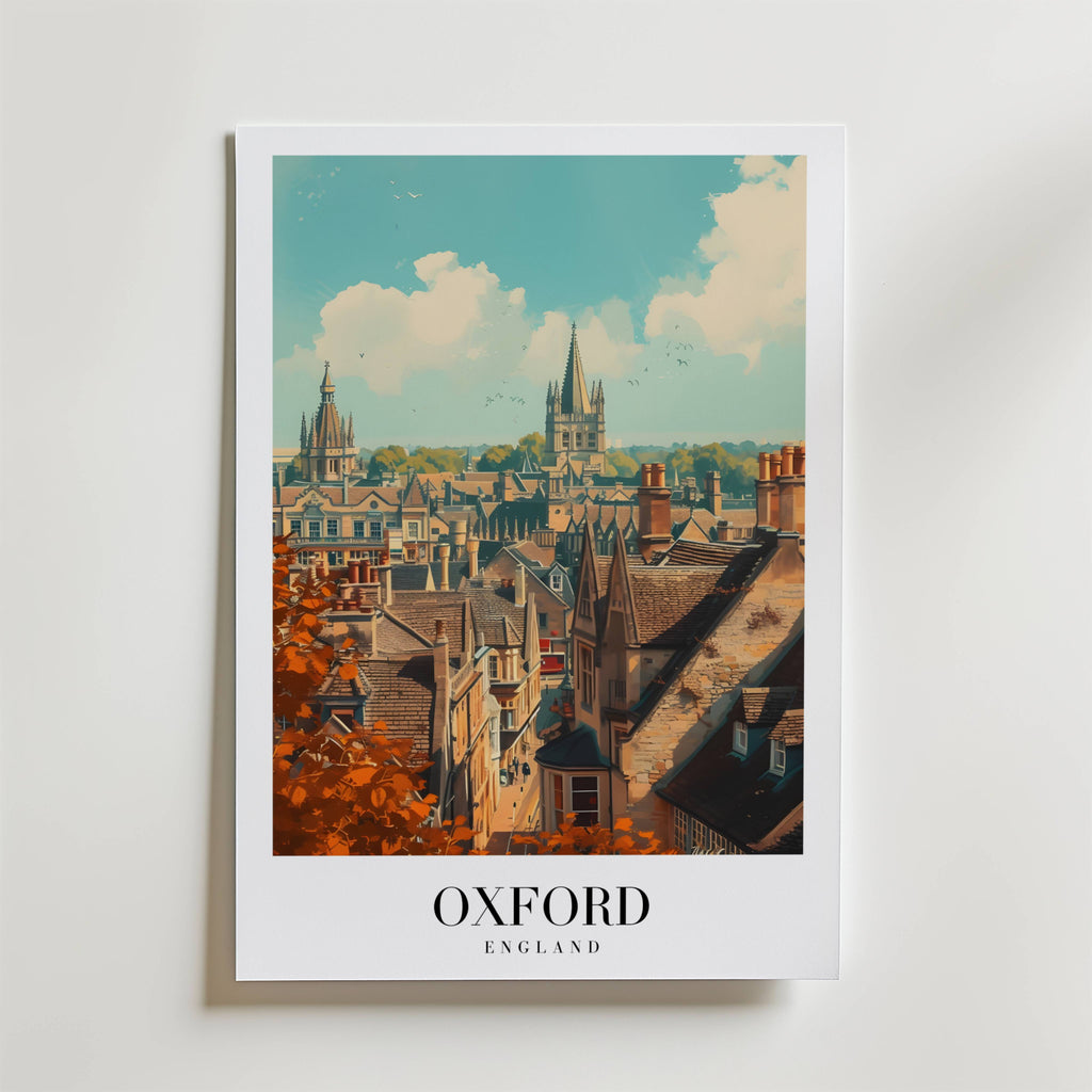 Whispers Of Oxford – stilfullt konsttryck från Bozetto, tryckt på matt finpapper