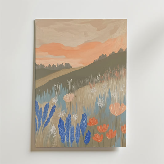 Flower Field Poster