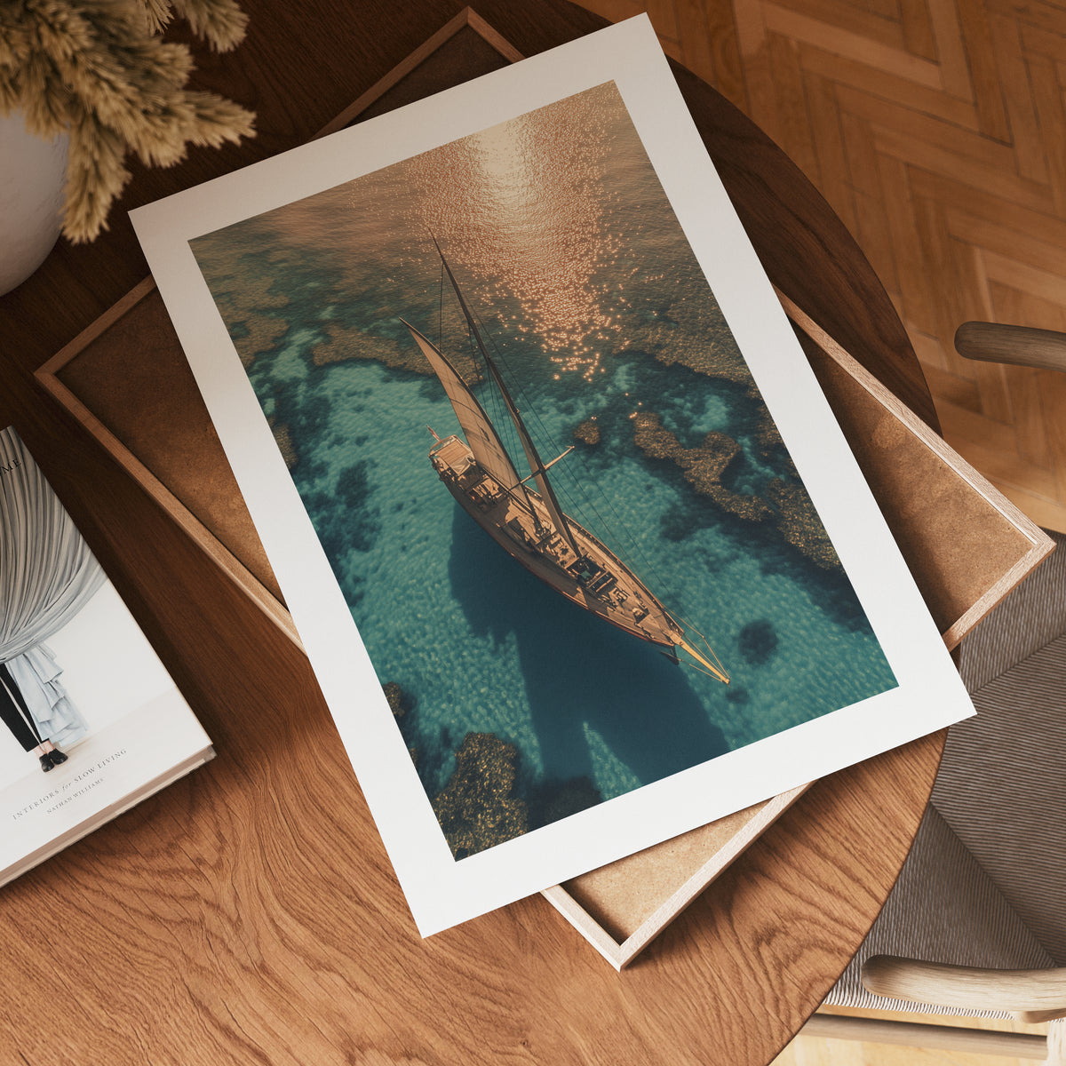 Turquoise Sea – affisch med snyggt motiv, köp enkelt hos Bozetto i flera storlekar