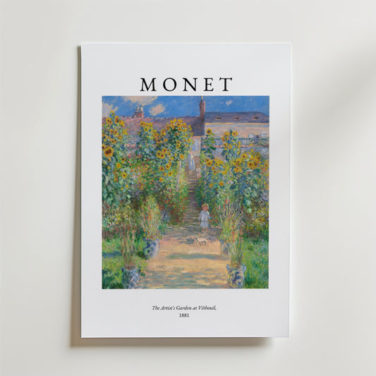 Claude Monet The Artist´s Garden Poster