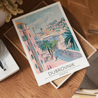 Dubrovnik Coastal View poster visad rakt fram – Bozetto affisch i hög tryckkvalitet