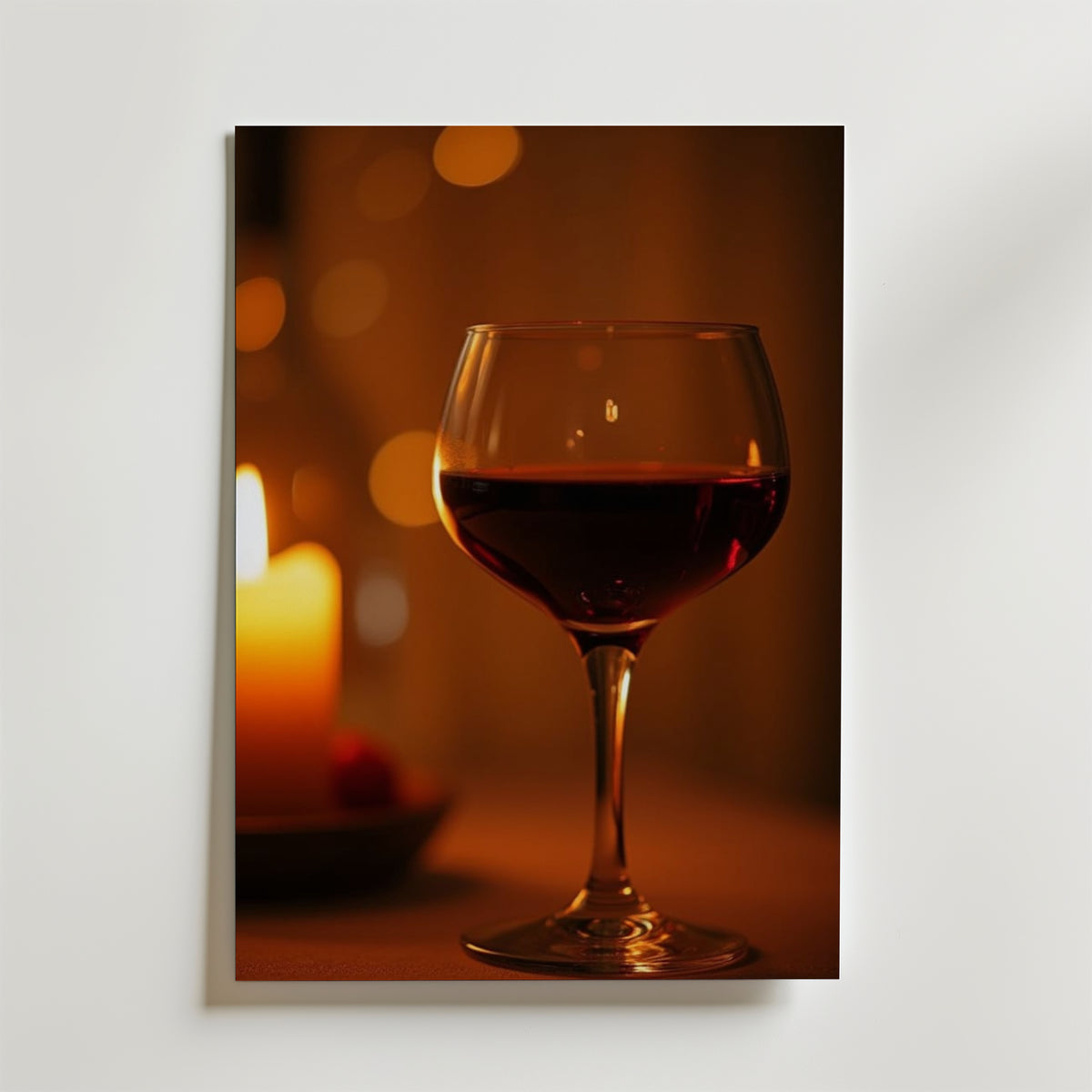 Velvet Night Wine – stilfullt konsttryck från Bozetto, tryckt på matt finpapper i hög tryckkvalitet