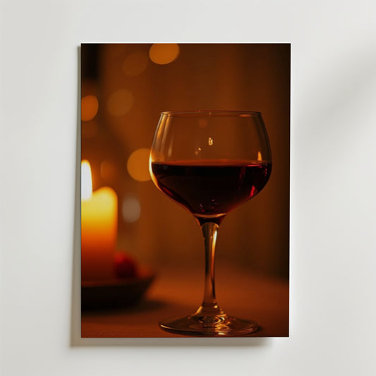Velvet Night Wine Poster