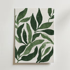 Green Botanical Leaf – stilfullt konsttryck från Bozetto, tryckt på matt finpapper