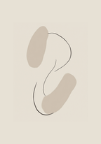 Gentle Curves – affisch med snyggt motiv, köp enkelt hos Bozetto i flera storlekar