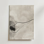 Monochrome Flow No.2 – stilfullt konsttryck från Bozetto, tryckt på matt finpapper