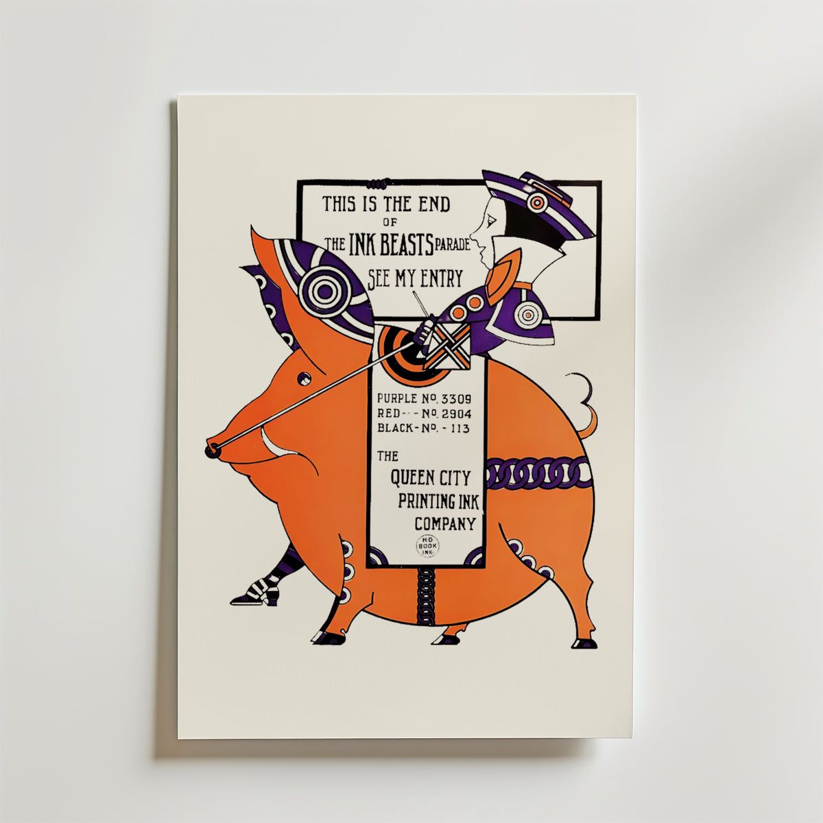 This Is The End – stilfullt konsttryck från Bozetto, tryckt på matt finpapper i hög tryckkvalitet