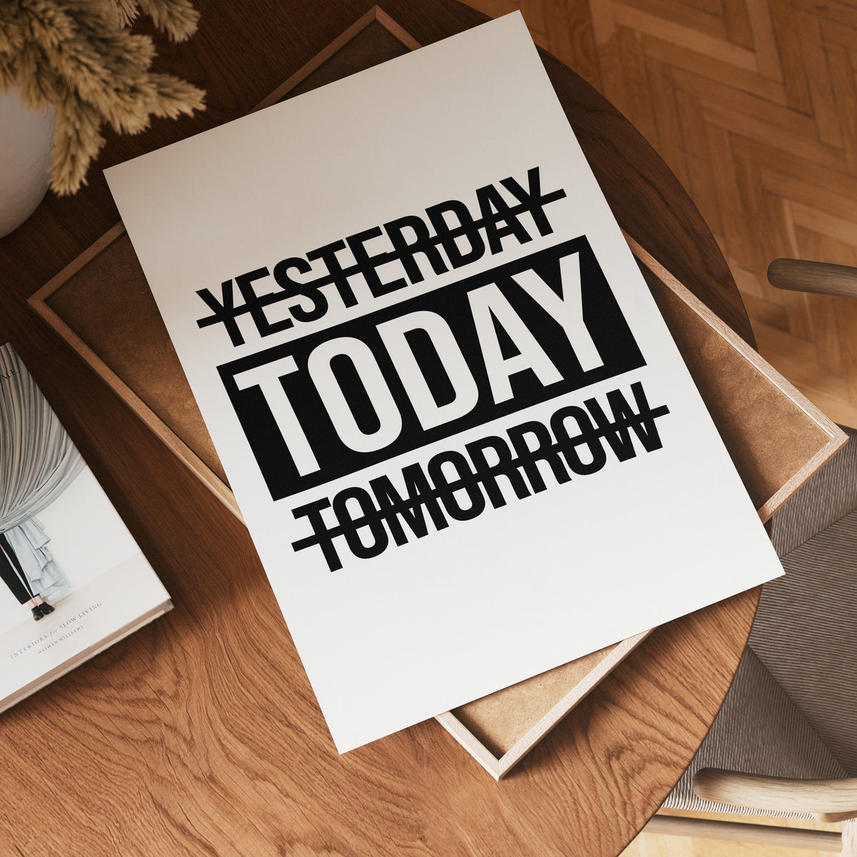 Today Over Yesterday poster i olika storlekar – köp enkelt hos Bozetto i hög kvalitet