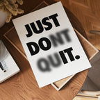 Just Do It (Blur Edition) poster i olika storlekar – köp enkelt hos Bozetto i hög kvalitet