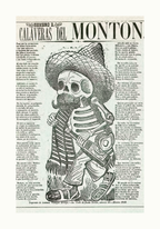 Calaveras Del Monton – affisch med snyggt motiv, köp enkelt hos Bozetto i flera storlekar