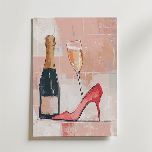 Champagne & Couture Poster