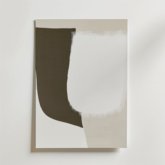 Contrasting Shapes Poster