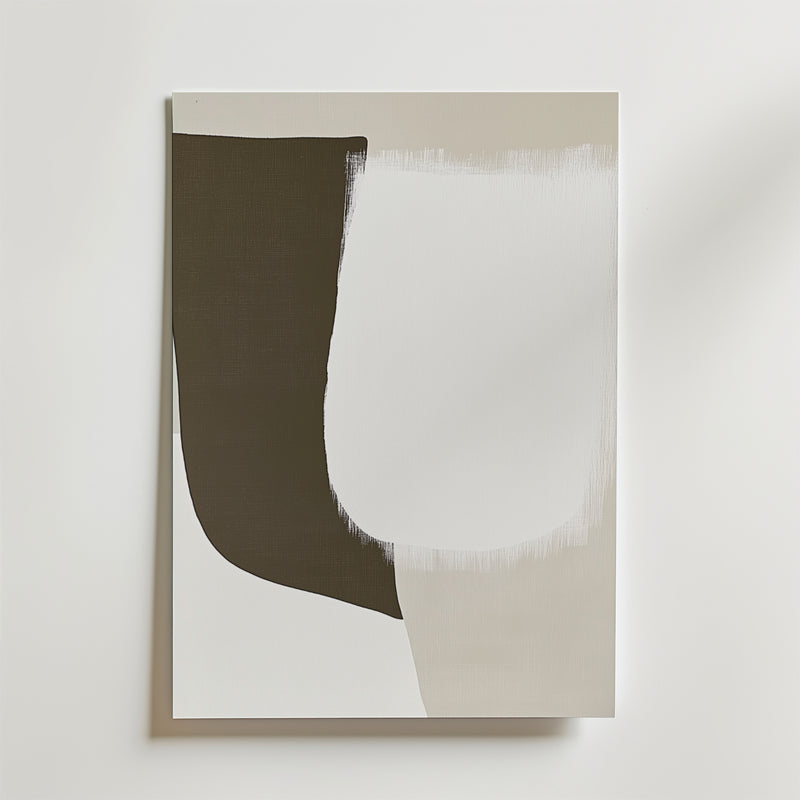 Contrasting Shapes Poster