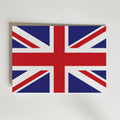 United Kingdom National Flag Poster – modern konst och stilren konsttryck för hemmet hos Bozetto