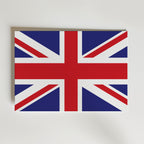 United Kingdom National Flag Poster – modern konst och stilren konsttryck för hemmet hos Bozetto