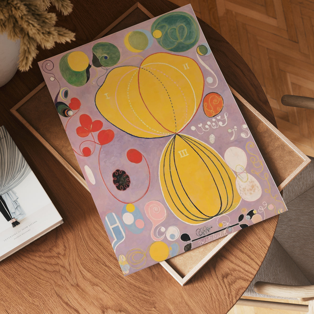 Hilma af Klint The Key of – affisch med stilfullt motiv från Bozetto i hög kvalitet