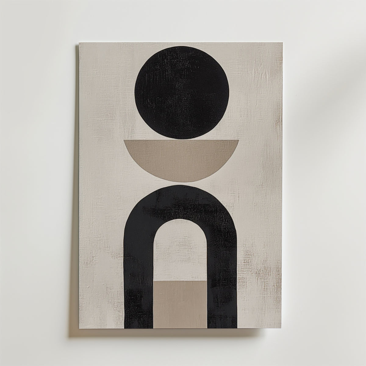Abstract Shapes No.3 – stilfullt konsttryck från Bozetto, tryckt på matt finpapper