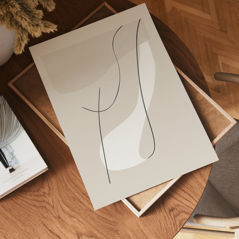 Abstract Lines Poster