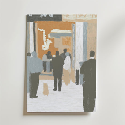 Saxophone Nights Poster
