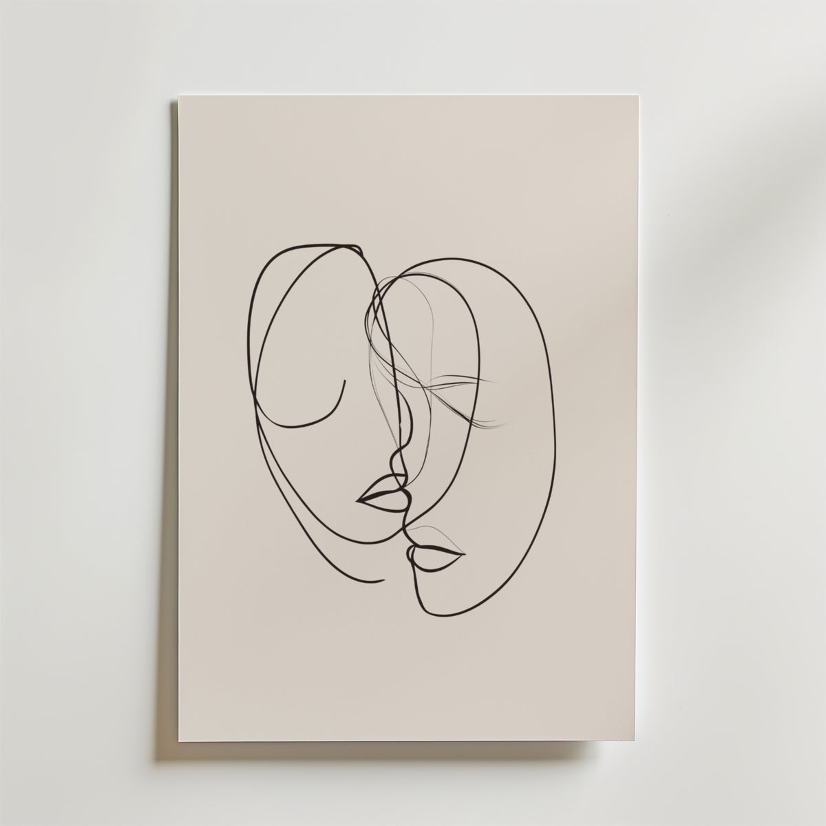 Silent Intimacy – stilfullt konsttryck från Bozetto, tryckt på matt finpapper i hög tryckkvalitet
