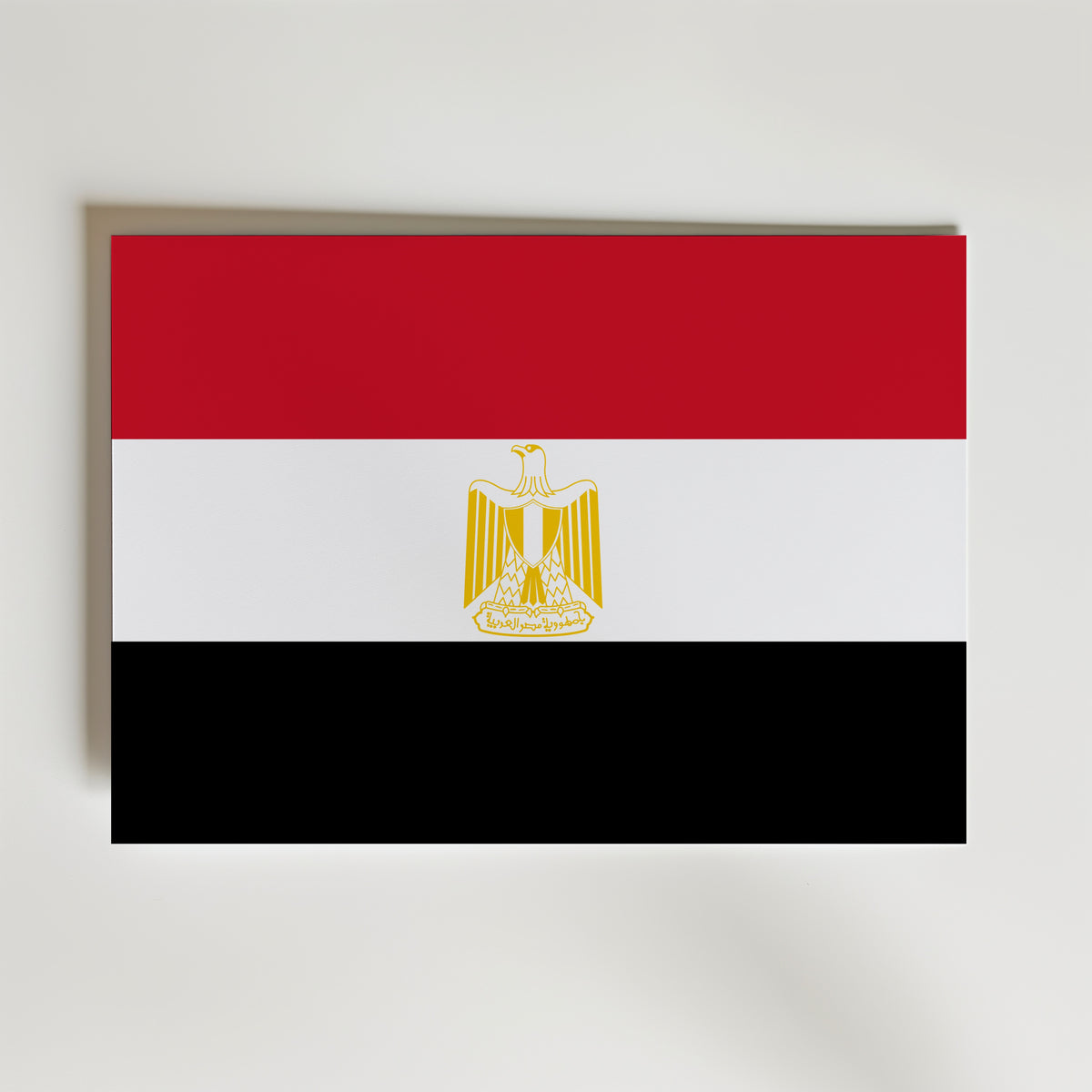 Egypt National Flag Poster – modern konst och stilren konsttryck för hemmet hos Bozetto