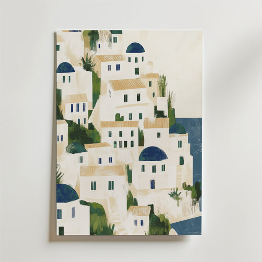 Echoes of Santorini Poster