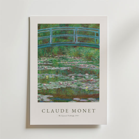 Claude Monet Footbridge Poster