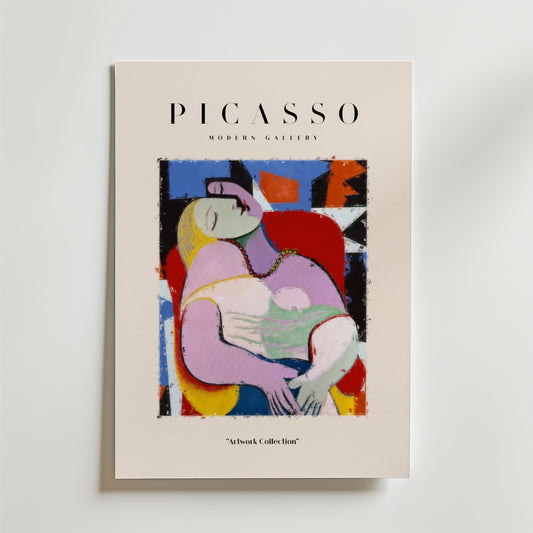 Picasso Cubist Siesta Poster
