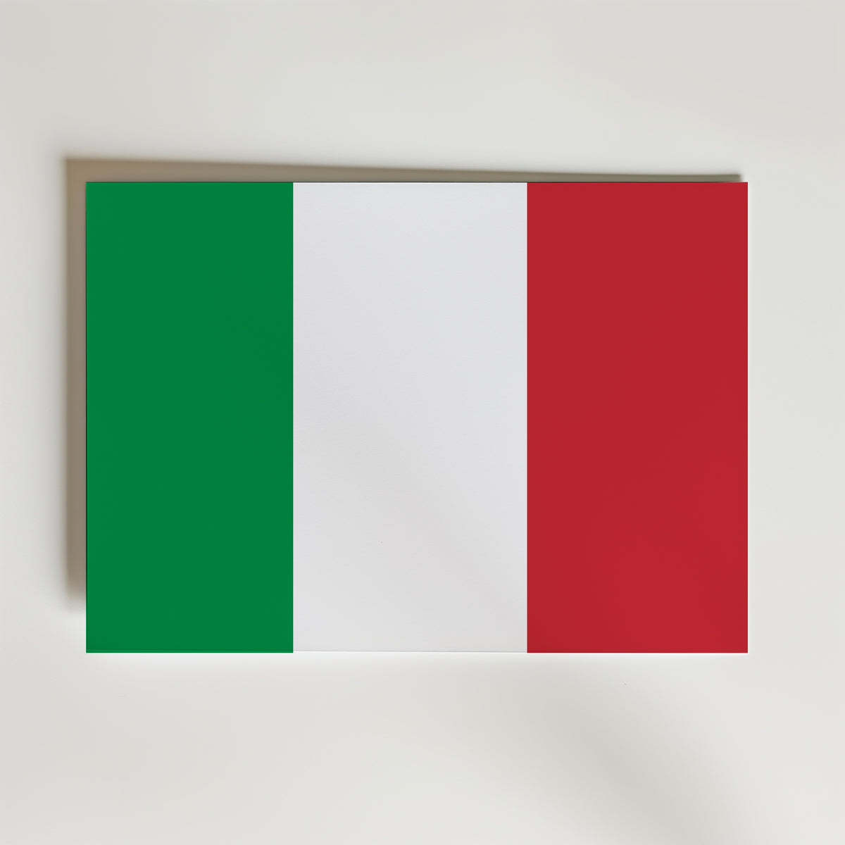 Italy National Flag Poster – modern konst och stilren konsttryck för hemmet hos Bozetto
