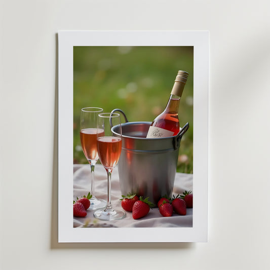 Strawberry Picnic Poster