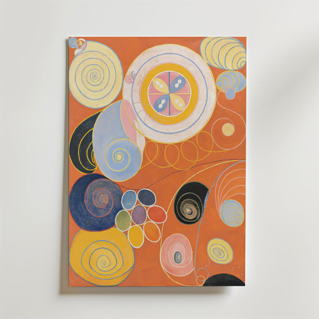 Hilma af Klint Spirals of – stilfullt konsttryck från Bozetto, tryckt på matt finpapper