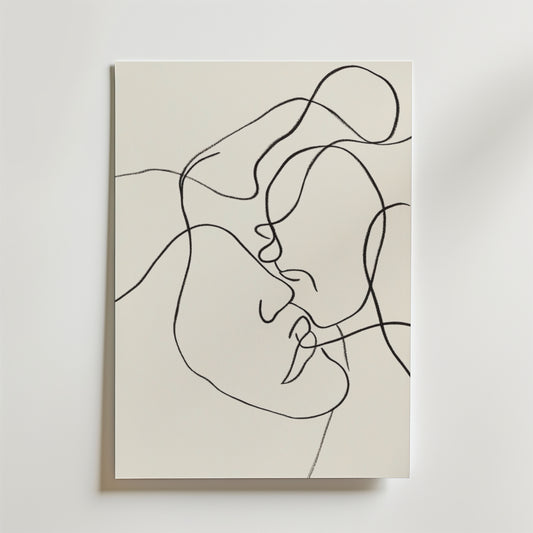 One Line Kiss Poster