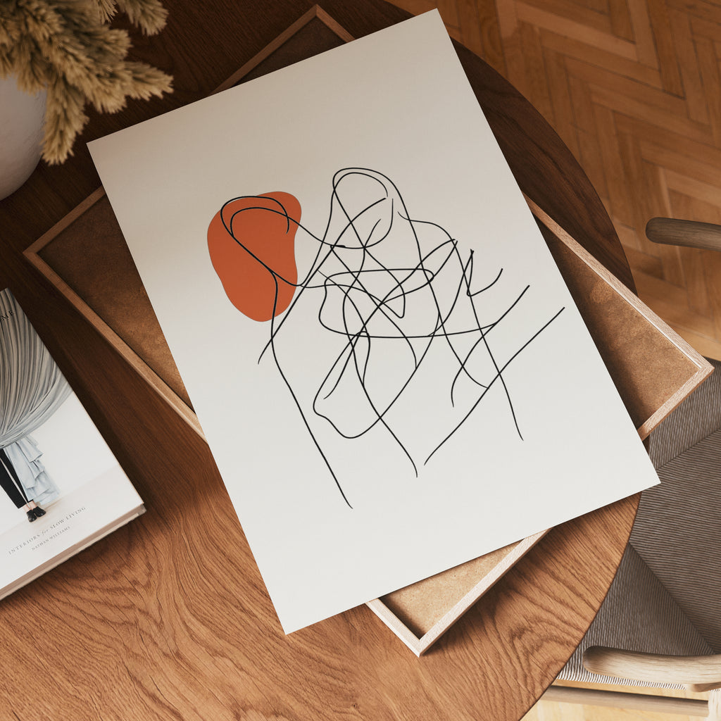 Entangled Harmony – affisch med snyggt motiv, köp enkelt hos Bozetto i flera storlekar