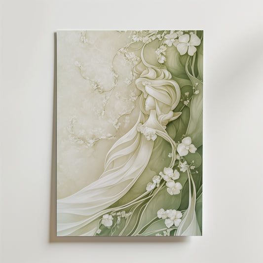 Abstract Blossom Grace Poster