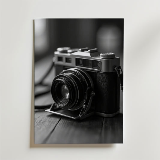 Old School Camera Poster