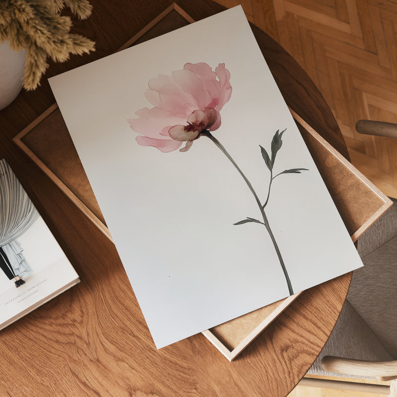 White Rose Elegance Poster