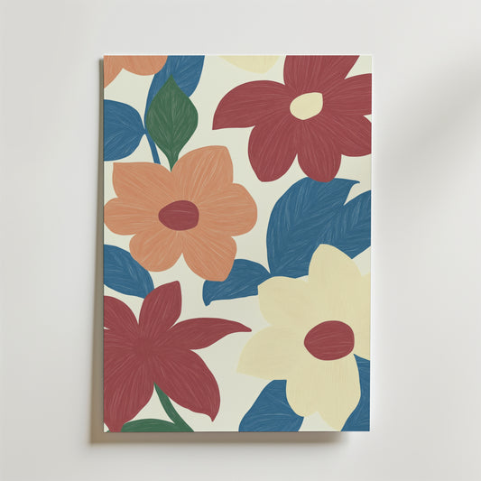 Multicolor Leaves Poster